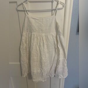 White American Eagle Large Babydoll Sundress